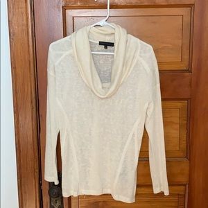 Cream cowl neck sweater